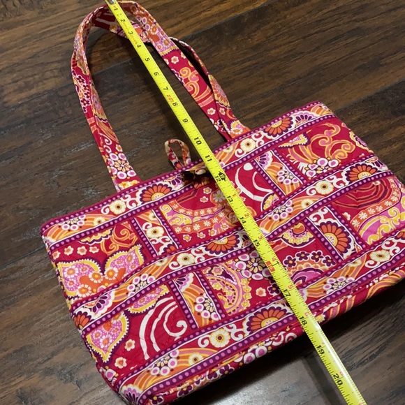Vera Bradley Raspberry Fizz pink paisley purse bag - Picture 5 of 13